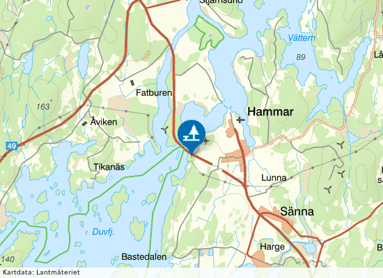 Hammarsundet S på kartan