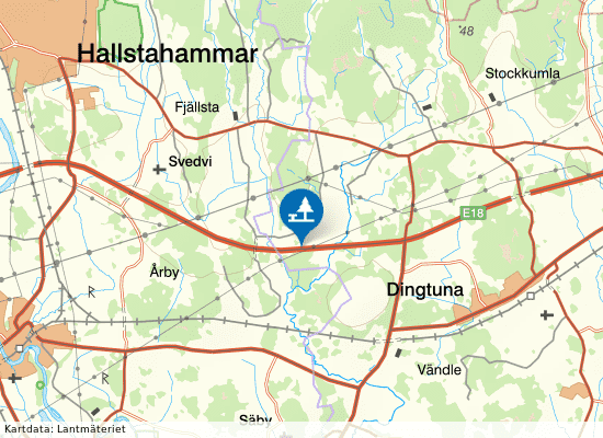 Svedvi på kartan