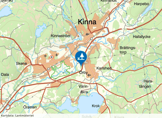 Häggån Ö på kartan