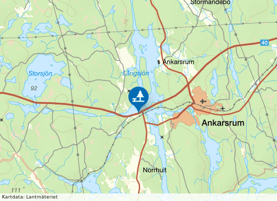 Långsjön N på kartan