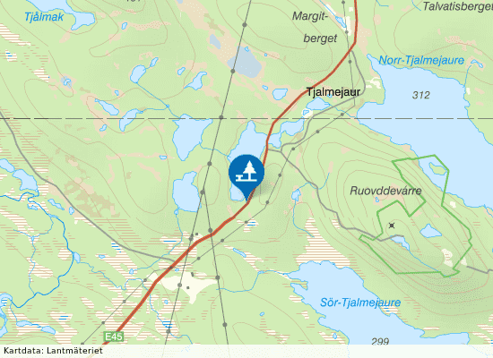 Polcirkeln Jokkmokk på kartan