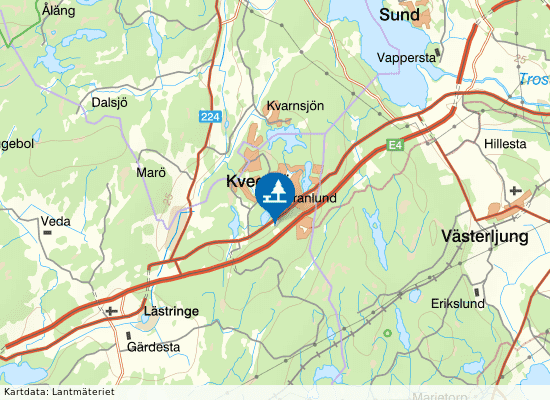 Sillekrog på kartan