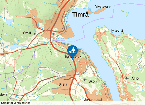 Skönviksberget V på kartan