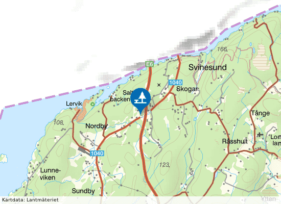 Rasta Nordby på kartan