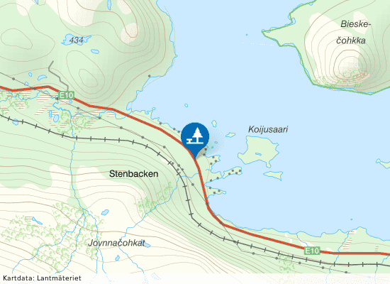 Pessisjåkka på kartan