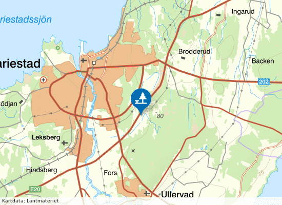 Rasta Mariestad  på kartan