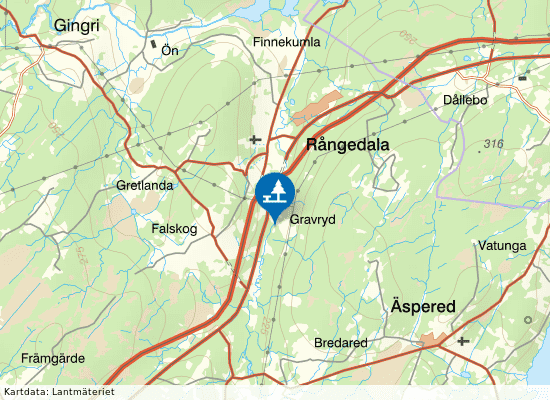 Gravryd Östra på kartan