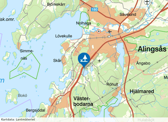 Vardsjön på kartan