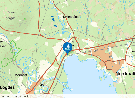 Rödviken på kartan