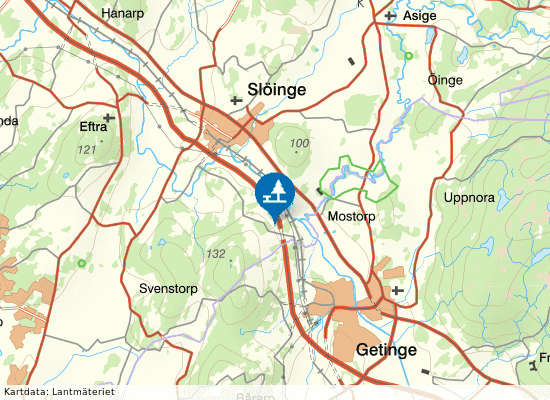 Susedalen V på kartan