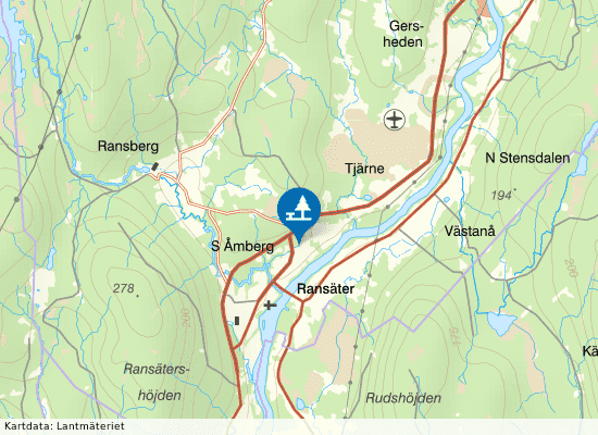 Ransäter på kartan