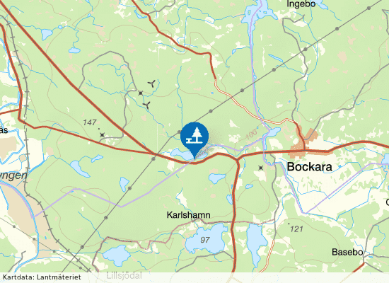 Försjön på kartan